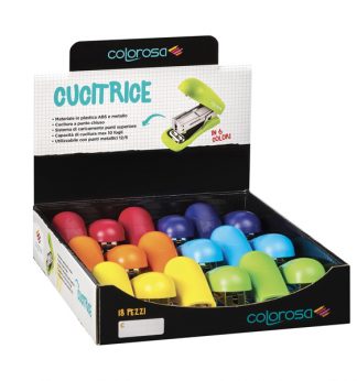 Display 18 cucitrici in ABS colori assortiti RiPlast