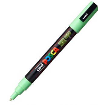 Marcatore UNI POSCA PC3M p.fine 0,9-1,3mm verde chiaro UNI MITSUBISHI