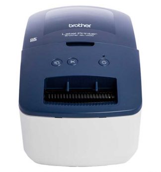 Brother Stampante per etichette collegabile a PC (300x600 dpi) ''PlugPrint''BLU