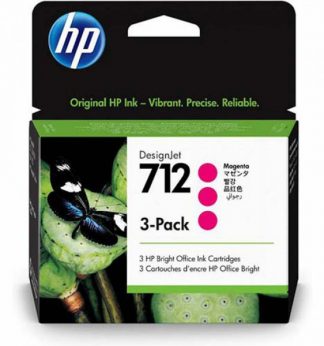Confezione da 3 cartucce HP di inchiostro magenta DesignJet HP 712 da 29 ml