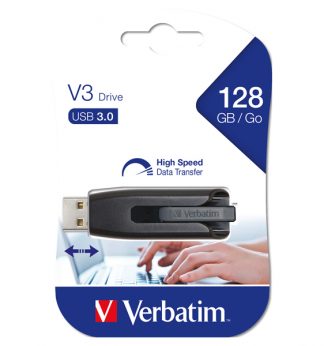 MEMORIA USB 3.0 SUPERSPEED - STORE 'N' GO V3 USB DRIVE 128GB (NERO)