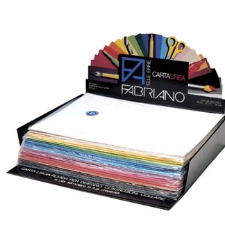 Expo 260 cartoncino 35x50cm 220gr ass. in 25 colori Cartacrea Fabriano