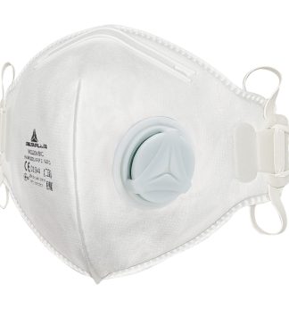 Scatola 10 MASCHERINE FILTRANTI FFP1 con valvola - pieghevole vert.
