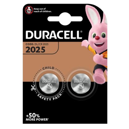 BLISTER 2 PILE LITIO DURACELL 3V (CR2025)