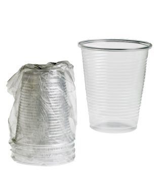 400 Bicchieri 200ml in PLA imbustati singolarmente Leone
