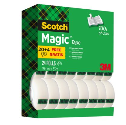 Promo pack 20+4 nastro adesivo Scotch Magic™ 810 19mmx33mt