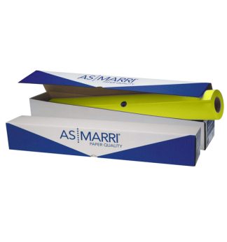 Carta plotter inkjet giallo fluo 914mmx45mt 100gr J.100 8429 ASMarri