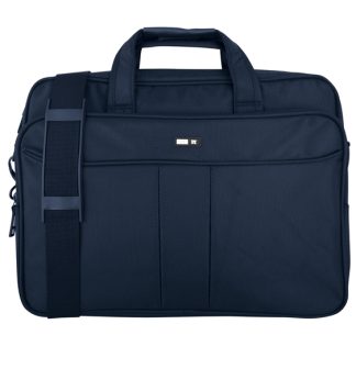 Cartella tessuto porta notebook 15" blu City Time