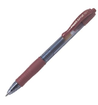 PENNA SFERA GEL SCATTO G-2 CARAMELLO 0.7MM PILOT