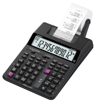 CALCOLATRICE SCRIVENTE HR-150RCE + adattatore CASIO