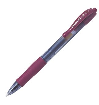 PENNA SFERA GEL SCATTO G-2 BORDEAUX 0.7MM PILOT
