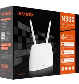 Router Wi-Fi 4G LTE N300 Cat.4 Funzione Volte Tenda