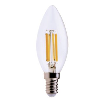 LAMPADA LED Candela 6W E14 3000K luce bianca calda