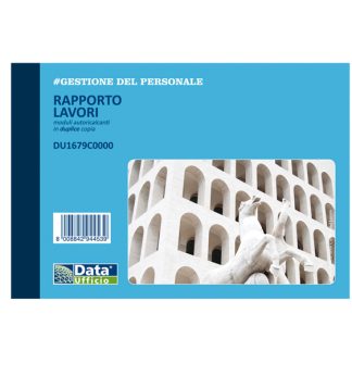 Blocco rapporto lavori 50x2 autoric. DU1679C0000