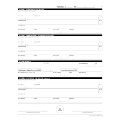 Registro autodemolitori 200pag numerate DU134020000