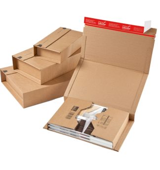 Scatola postale UNIPAC 380x290x80MM FUSTELLATA