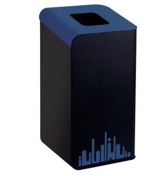 Gettacarte Rubik Evo Blu 80Lt per raccolta differenziata