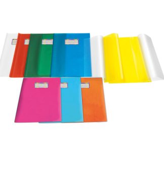 Coprimaxi PVC goffrato trasparente Emysilk c/alette 21x30cm arancione RiPlast