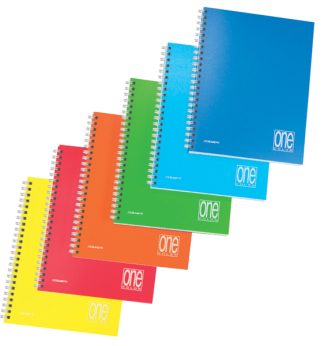 Maxiquaderno spiralato s/fori PPL A4 80fg+1 80gr 1 rigo One Color Blasetti