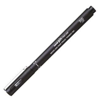 Pin fineliner nero punta 0.9mm Uni Mitsubishi