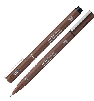 Pin fineliner seppia punta 0.5mm Uni Mitsubishi