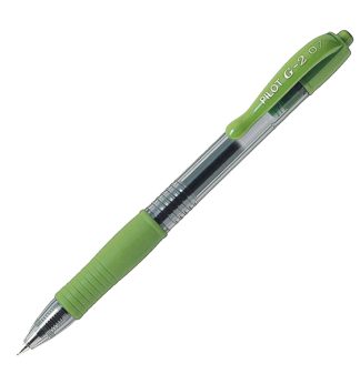 Roller gel scatto G-2 0,7mm verde chiaro Pilot