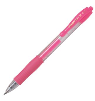 Roller gel scatto G-2 0,7mm neon pink Pilot