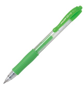 Roller gel scatto G-2 0,7mm neon green Pilot