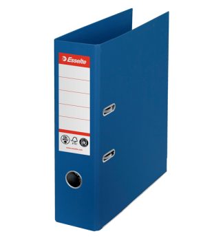 Registratore a leva Dorso 75mm blu CO2 neutral Esselte
