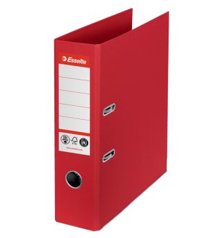 Registratore a leva Dorso 75mm rosso CO2 neutral Esselte