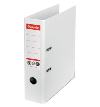 Registratore a leva Dorso 75mm bianco CO2 neutral Esselte