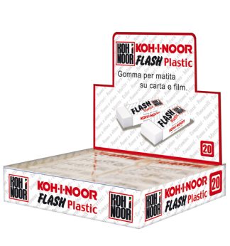 Conf. 20 gomma Flash in vinile bianco KOH-I-NOOR
