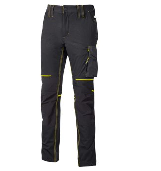 Pantaloni da lavoro invernali World taglia XL nero U-Power