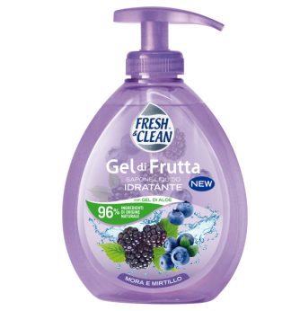 Sapone liquido FreshClean gel mora e mirtillo 300ml