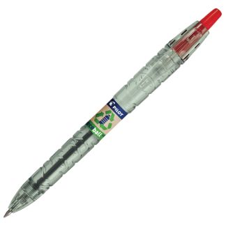 Penna a sfera scatto B2P Ecoball punta 1.0mm rosso Pilot