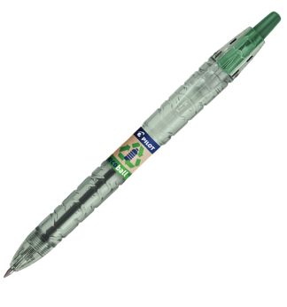Penna a sfera scatto B2P Ecoball punta 1.0mm verde Pilot