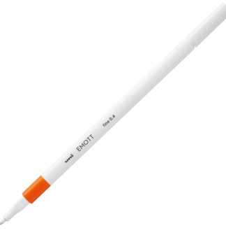 Fineliner EMOTT tratto 0.4mm arancione Uni Mitsubishi