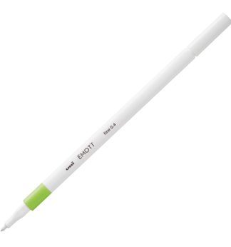 Fineliner EMOTT tratto 0.4mm verde chiaro Uni Mitsubishi