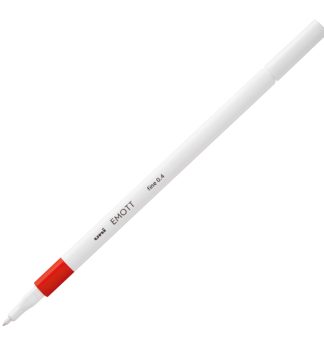 Fineliner EMOTT tratto 0.4mm rosso Uni Mitsubishi