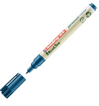 Marcatore permanente 25 Ecoline punta tonda 1.0mm blu Edding