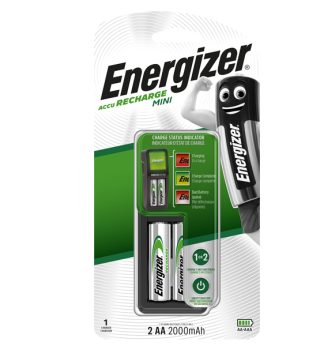 Caricabatteria Mini 2AA- Energizer Power Plus