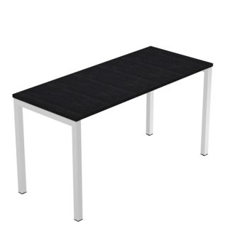 Scrivania Easy Plus smartw. 140x60x72,5cm nero venato frassino