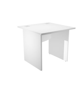 Scrivania operativa fianchi melaminico 80x80cm H73cm Bianco Agora' Basic