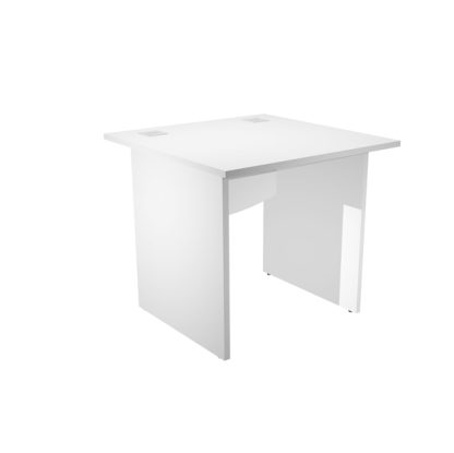 Scrivania operativa fianchi melaminico 80x80cm H73cm Bianco Agora' Basic