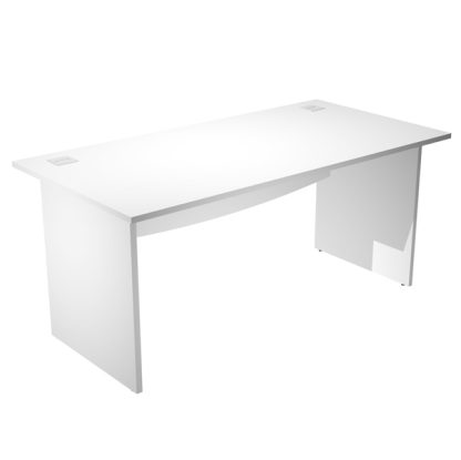 Scrivania operativa fianchi melaminico 120x80cm H73cm bianco Agora' Basic