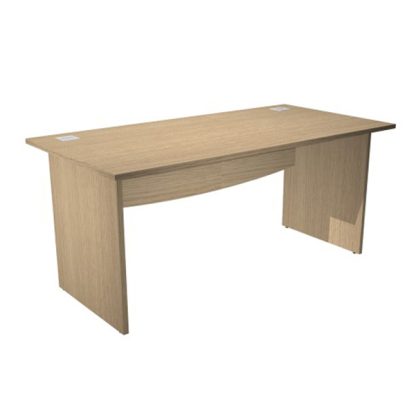 Scrivania operativa fianchi melaminico 180x80cm H73cm rovere Agora' Basic