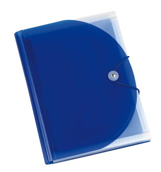 Portadocumenti a soffietto in PP blu A4 13 tasche Plastidea