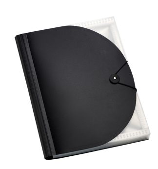 Portadocumenti a soffietto in PP nero A4 13 tasche Plastidea