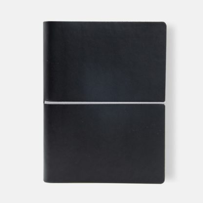 Taccuino EVO CIAK f.to 15x21cm fogli a righe copertina nero INTEMPO