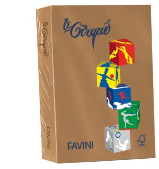 Carta LECIRQUE A4 80gr 500fg cuoio 300 FAVINI